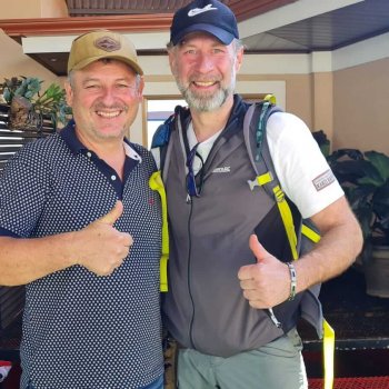 Nandy auf seine Kaffeereise